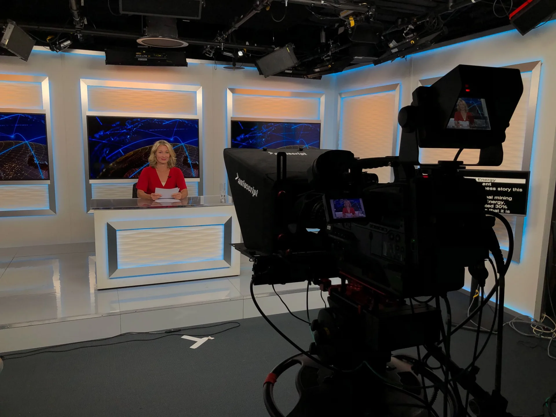 Behind the scenes on an Enriching Media shoot