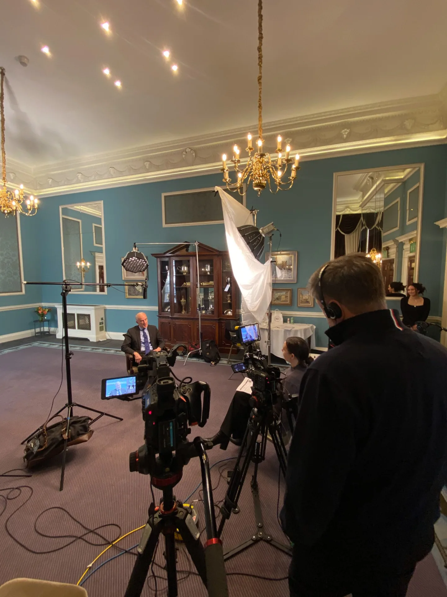 Behind the scenes on an Enriching Media shoot