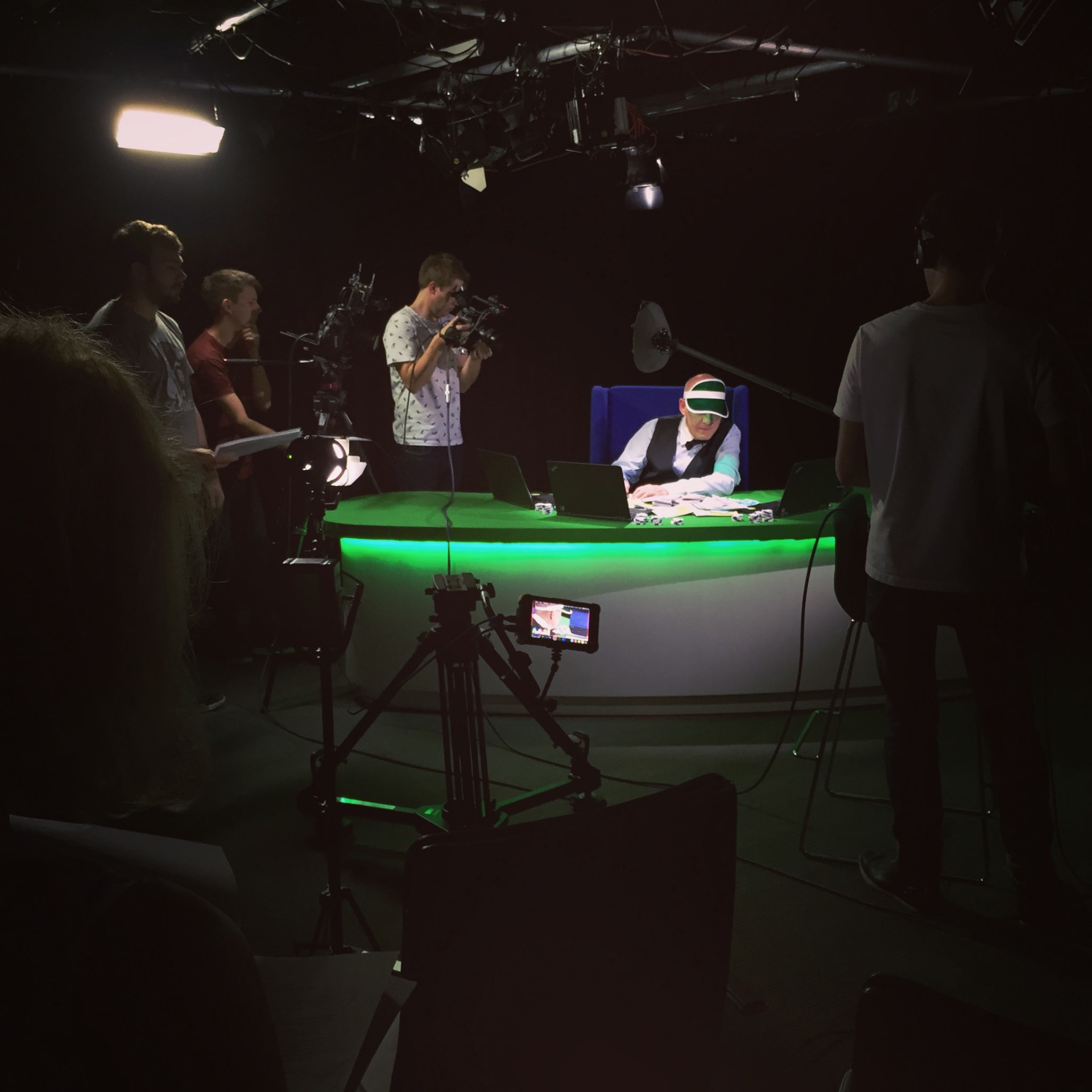 Behind the scenes on an Enriching Media shoot